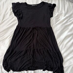 Elegant Black Midi Dress